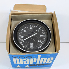 Vdo Marine Tachometer 60 X100 6000 Rpm Germany Vintage New