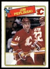 1988-89 O-Pee-Chee Jim Peplinski Calgary Flames #243