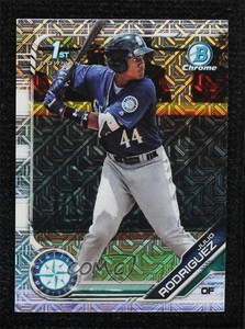 2019 Bowman Chrome Prospects Mega Box Mojo Refractor Julio Rodriguez #BCP-33