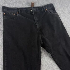 Levi's 517 Bootcut Jeans Black Denim Mens W40 L29 Pants Classic Fit