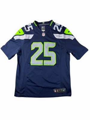 Nike Seattle Seahawks Richard Sherman #25 Jersey Mens L Blue NFL