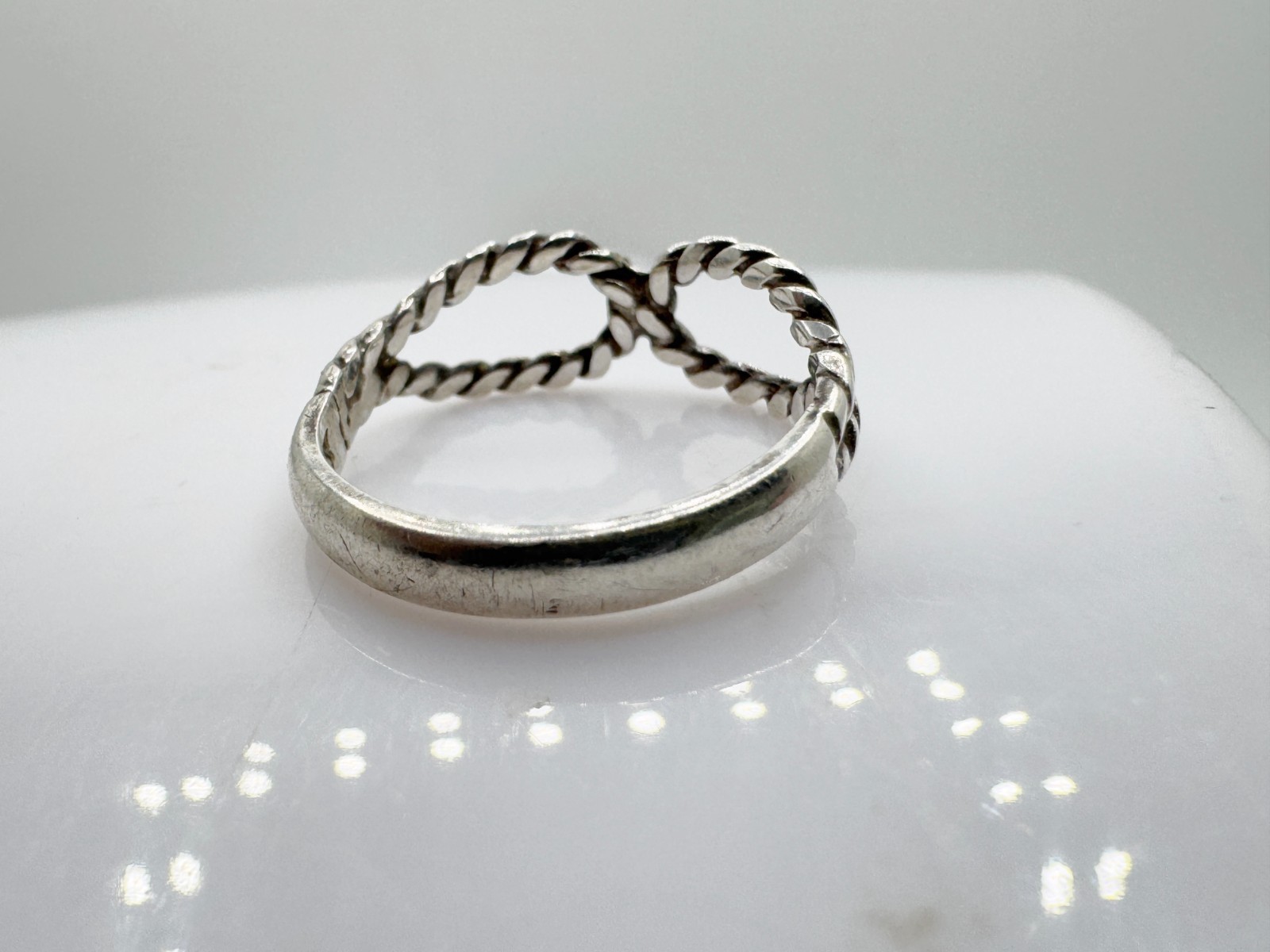 VINTAGE SOLID SILVER INFINITY ROPE FRONT CELTIC S… - image 4