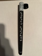 Scotty Cameron - Black Full Cord Grip - White Dancing Scotty Lettering - New