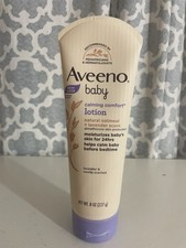 Aveeno Calming Comfort Lotion Lavender Vanilla Scented 8 oz