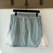 Nike Sportswear Heritage athletic nylon Skirt Blue/White - XL - NWT