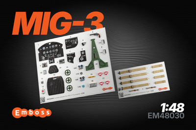 1:48 3D Interior Detail Set for MiG 3 Trumpeter 02830 02831