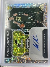 2022-23 Prizm - Walker Kessler - Fast Break Auto - Silver Disco - RC - 18344
