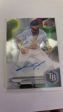 Topps 2023 Bowman's Best Junior Caminero Autograph Tampa Bay Rays #B23-JCO