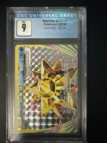 Starmie BREAK 32/108 Evolutions Holo CGC 9