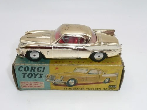 Corgi 211S Studebaker Golden Hawk Boxed  * original vintage *
