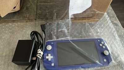 Nintendo Switch Lite Blue Handheld System w/ Charger Free shipping