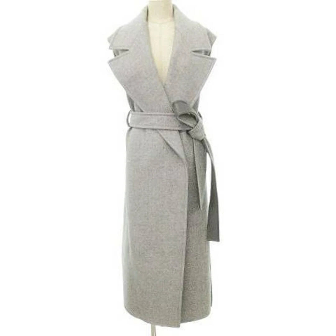 Celine Phoebe lana x angora abito smanicato cappotto lungo domestico originale 36 u