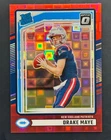 2024 Donruss - Rated Rookie Drake Maye #379 Optic Preview Red Pandora Prizm (RC)