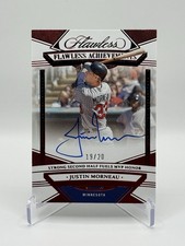 2023 Panini Flawless - Flawless Achievements Justin Morneau #FA-JM Ruby /20 (AU)