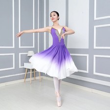 Long Adult Children Ballet Tutu Dress Party Practice Clothes Ballet Dress Girl  