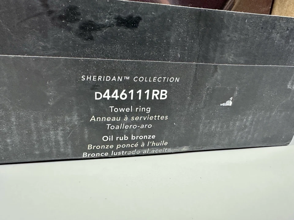 Anillo de toalla Danze Sheridan D446111RB bronce frotado con aceite nuevo en caja Foto 2 de 4