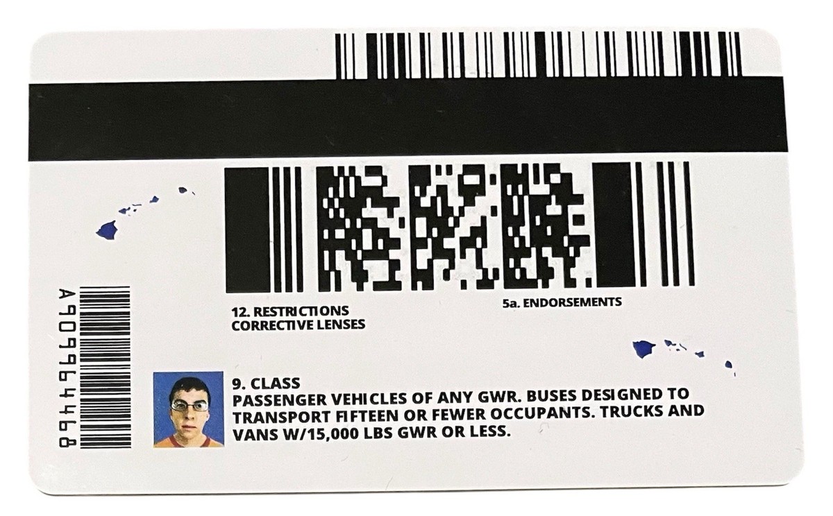 SuperM テン IDカード Christopher Mintz-Plasse Signed Autographed Superbad McLovin ID