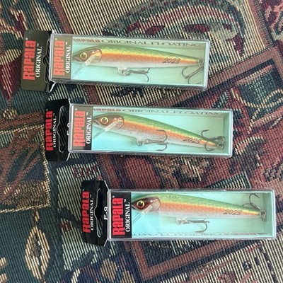 Rapala F-9 Original Floating Minnow Holiday Collection 2023 Lot Of 3 New Fishing