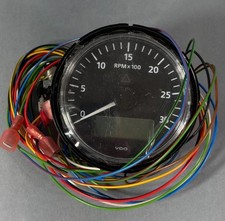 Vdo Viewline 85mm Marine Tachometer 0-3000 Rpm Multifunction Display Clean