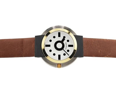 TISSOT Ettore Sottsass 1988s Quartz Watch SS K18 Gold Serial 180 280