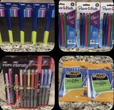 Bic Round Stic, Office Hub, Paper Mate flair,...
