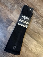 HOLLOW Alpaca Compression Socks Black M Odor Resistant