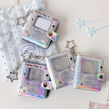 Photo Card Books Holder Photo Album Mini Album with Keychains Album Keychains