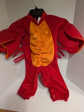 InCharacter Lil' Lobster Crustacean Infant Child Baby Halloween Costume Size M
