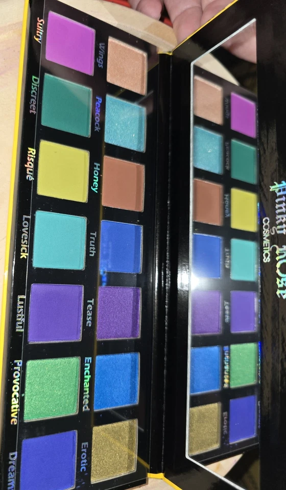 Paleta de sombras de ojos Pinky Rose Cosmetics 14 tonos en polvo prensados elección nueva en caja Foto 3 de 4