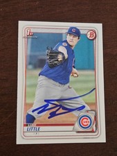 2020 Bowman LUKE LITTLE  Cubs In-Person Signed Autographed AUTO