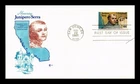 DR JIM STAMPS US COVER JUNIPERO SERRA AIR MAIL FDC COVER CRAFT CACHET INSERT