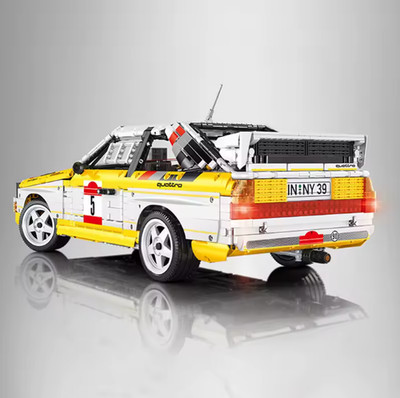 Audi Quattro S1 MOC Klemmbausteinset Komplett Set Retro Auto Rennwagen Rally