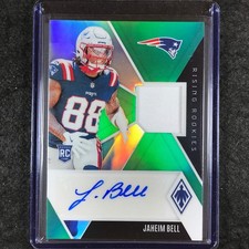 2024 Phoenix Football JAHEIM BELL Rising Rookies Jersey Auto Green 42/49