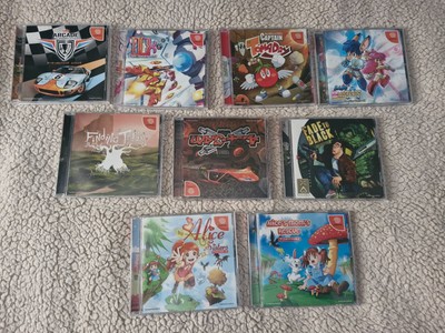 DREAMCAST SPIELE KONVOLUT LOT - CAPTAIN TOMADAY ARCADE RACING LEGENDS FADE TO BLACK