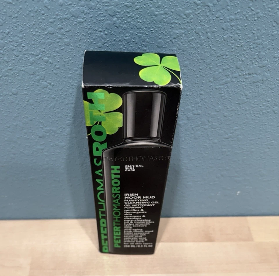 Gel Limpiador Purificador Peter Thomas Roth Irish Moor Barro Tamaño Completo 8.5 Fl Oz Nuevo Foto 2 de 4