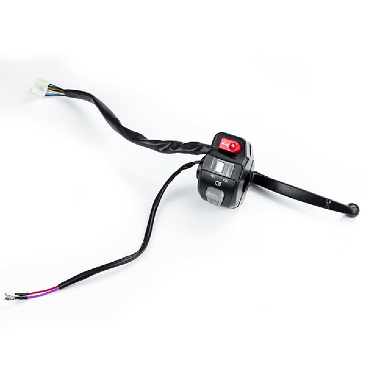 Left Handlebar Switch for LJ50QT-3L(LJ), LJ50QT-N, LJ50QT-9M, LJ50QT-9M-E5 black