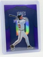 Panini 2025 Crusade Numbers Chipper Jones Purple Parallel /149 #2 Atlanta Braves