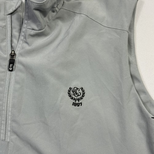 Sunice 1/4 Zip Golf Windbreaker Jacket Vest Polyester Spandex Gray Extra Large - Picture 5 of 12