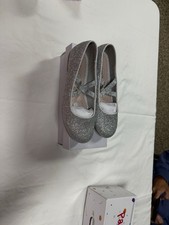 Brand New - Dream Pairs ballet dance Flat Sparkling Shoes Size 3 Girls