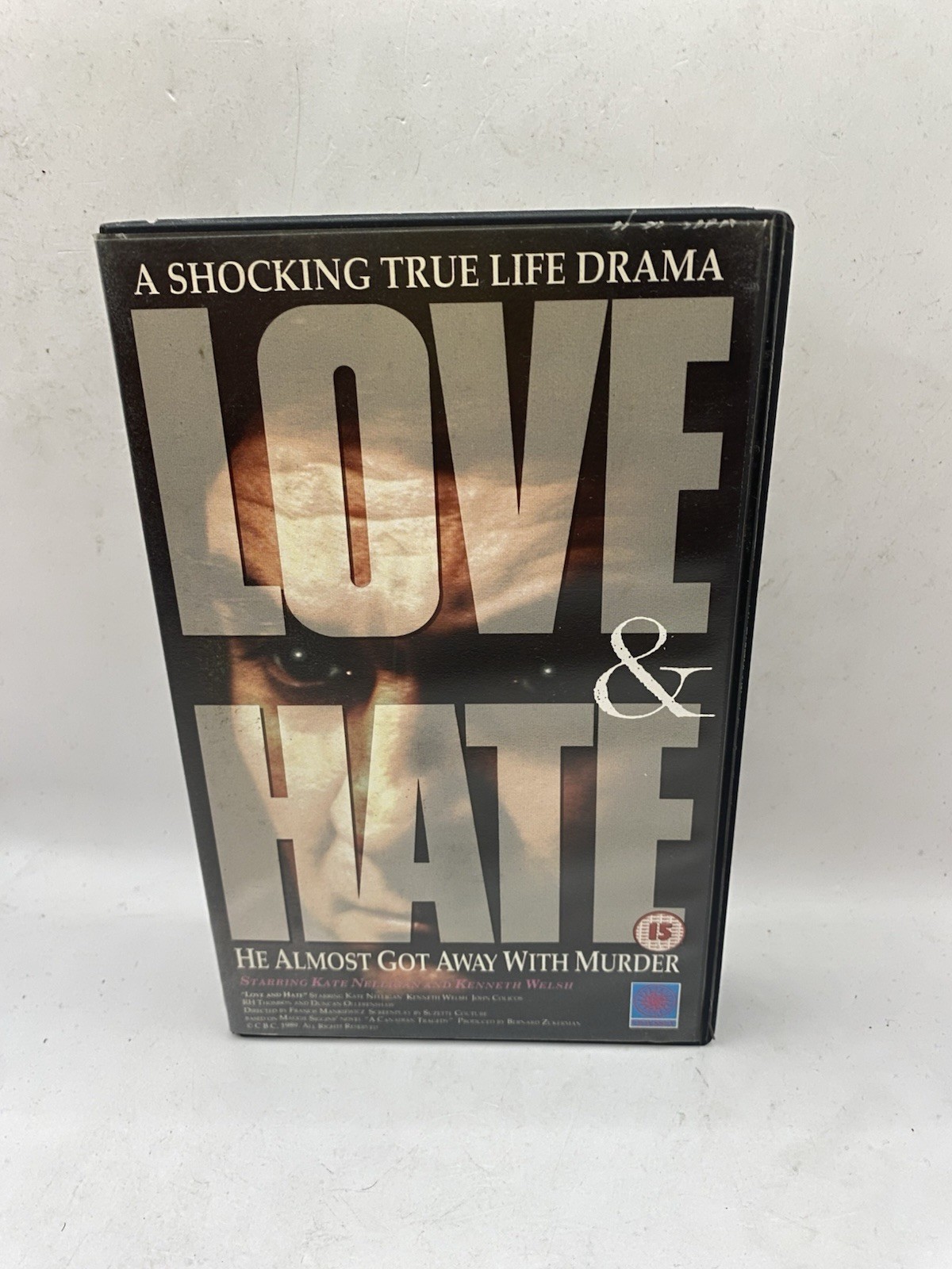 LOVE & HATE VHS PAL Big Box Ex Rental