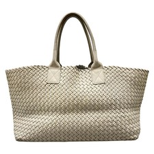 Used Bottega Veneta Hippo Mm Tote Bag Limited Edition/50 Pieces 31/50 Ivory Leat