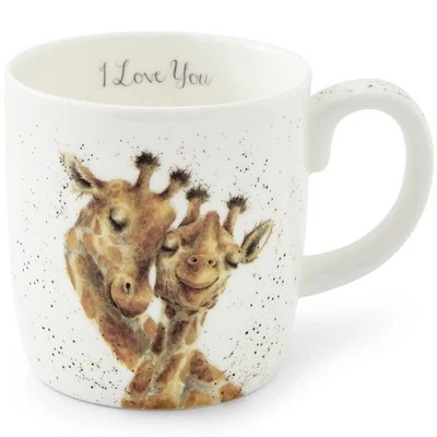 Wrendale Mug I Love You Giraffe Fine Bone China 400ml HannahDale Royal Worcester