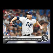 Shane McClanahan - 2021 MLB Topps Now Card 927 - Print Run: 500 Tampa Bay Rays
