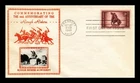 Dr Jim Stamps Crosby Photo Cache 1948 Rough Riders Scott 973 First Day Cover