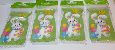 Creative Converting Easter Bunny Zipper Candy Bags 4 Packages 48 items