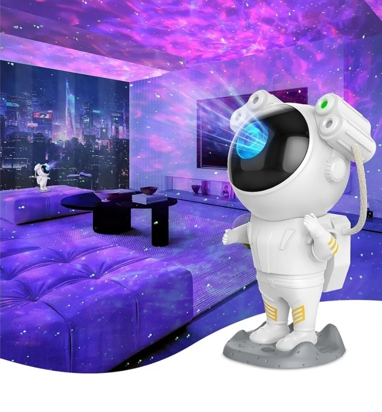 Star Projector Galaxy Night Light - Astronaut Space Buddy Projector with Remote