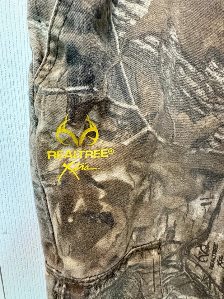Realtree XTRA Men's Size M 32-34(33x31.5) Camo Cargo Hunting Pants #55444-7-C1 - Image 3 of 4