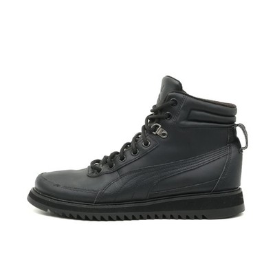PUMA Damen 373025-03 Stiefel Schwarz Leder High-Top Polsterung EU 40