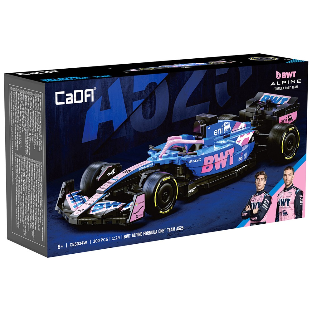 Cada Unisex Multicolor Bwt Alpine F1 Team A525 Racing Car 300 Piece Construction Set - Image 5