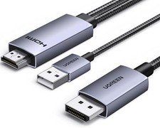UGREEN Active HDMI to DisplayPort Male Unidir...